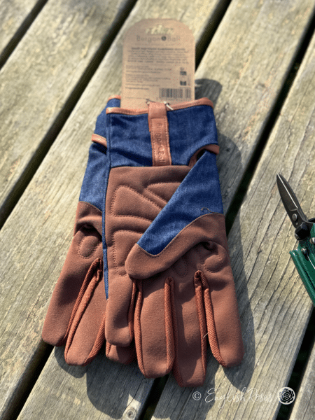 Mens Gardening Gloves - Denim - Large/Extra Large - Image 2